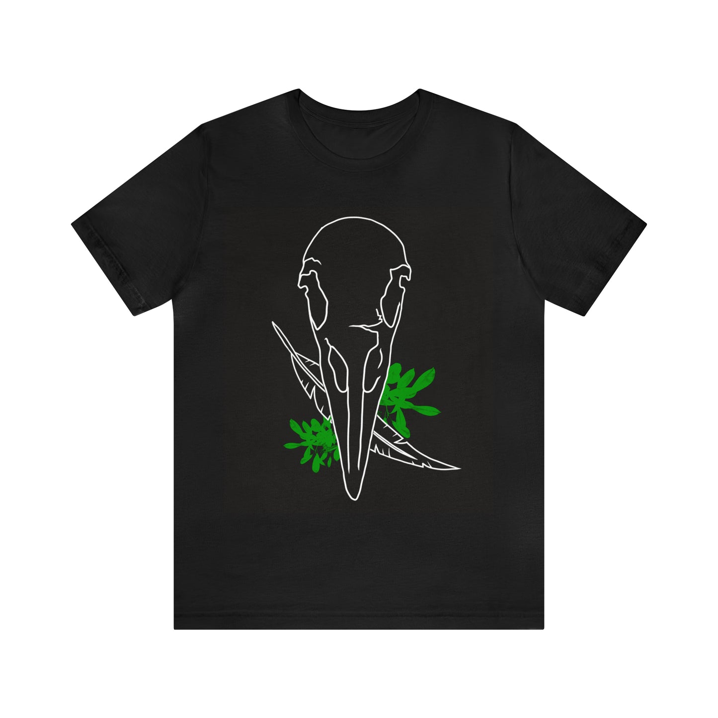 Crow skull Unisex Jersey Short Sleeve Tee