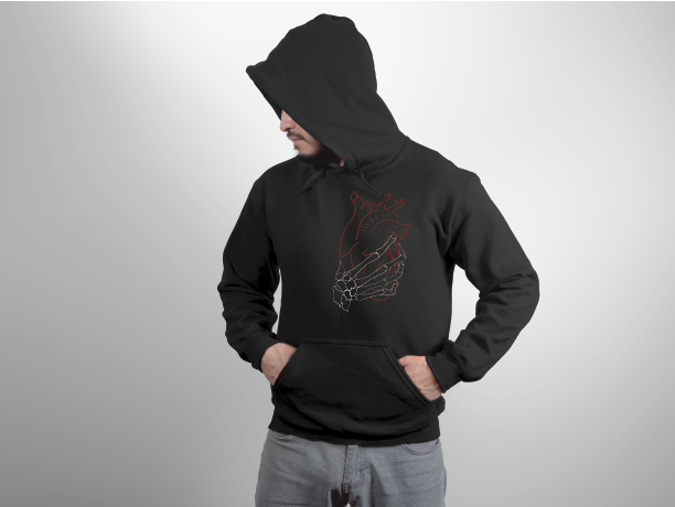 Heart Grab Unisex Heavy Blend™ Hooded Sweatshirt
